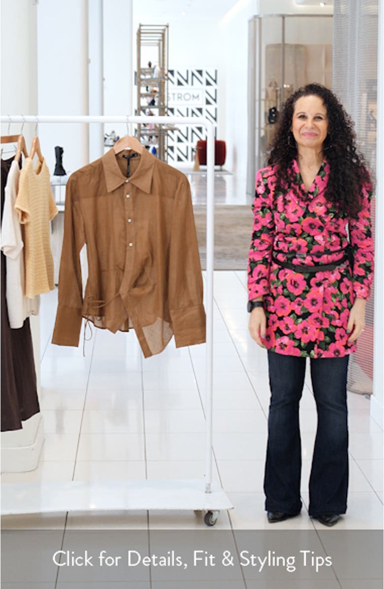 Asymmetric Button-Up Shirt, sales video thumbnail