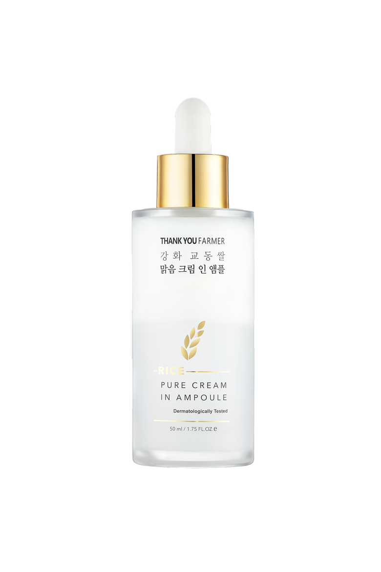 Rice Pure Cream in Ampoule, Main, color, No Color
