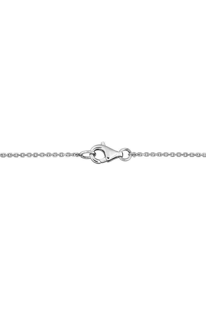 Julianna B. Lab-Grown Diamond 5-Stone Necklace 14k, Alternate, color, White Gold