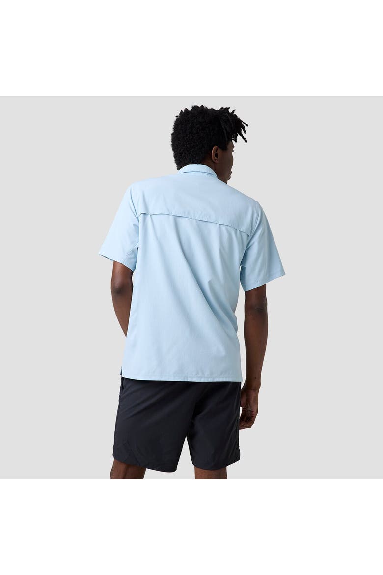 Tahoe Woven Short-Sleeve Snap-Up Shirt - Men's, Alternate, color, Skyride