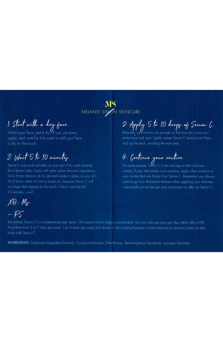 MELANIE SIMON SKINCARE Serum C Face Serum, Alternate, color,