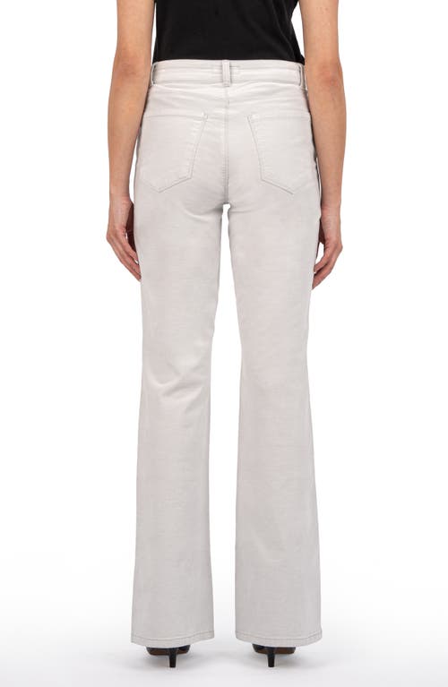 Kut From The Kloth Ana High Waist Flare Pants In Silver