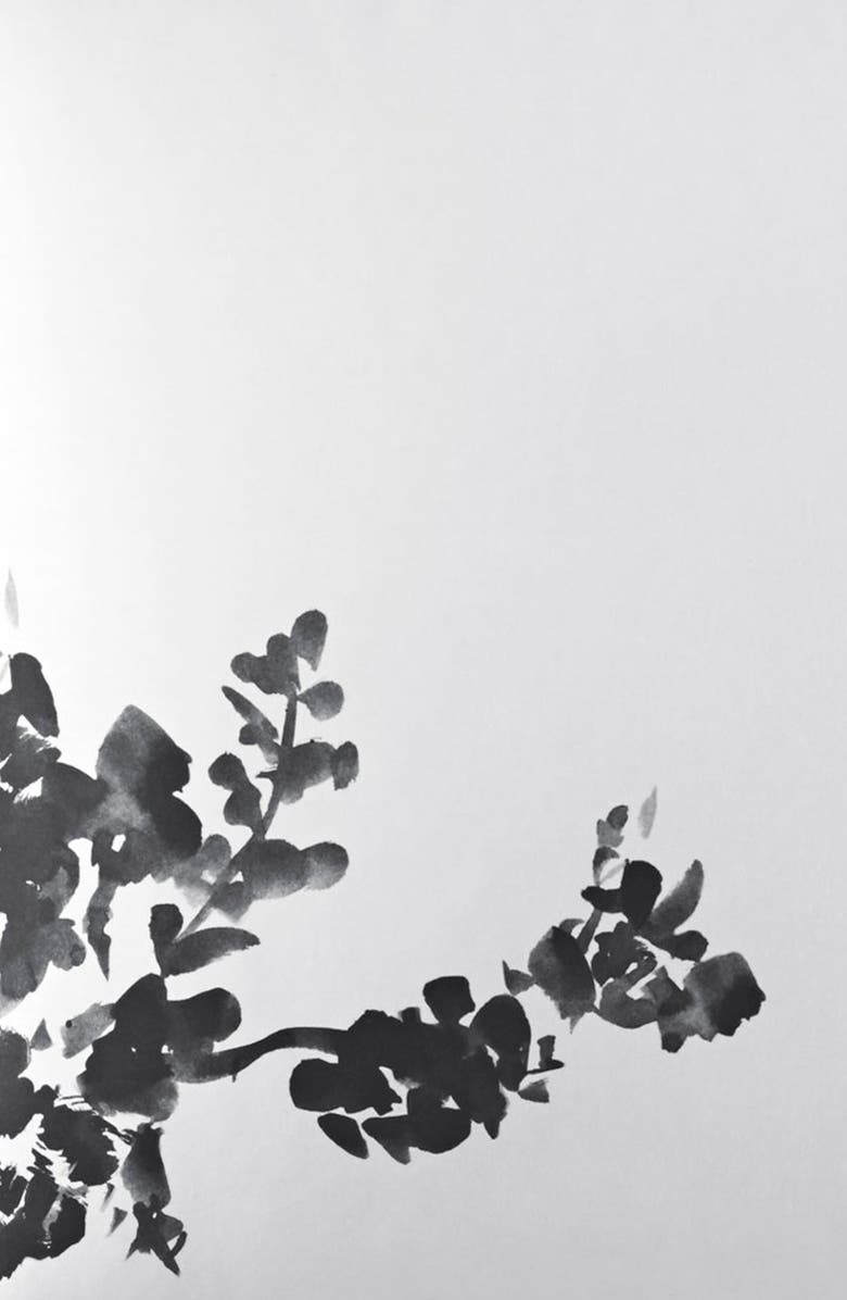 Vera Wang Ink Botanical Sham, Alternate, color, 