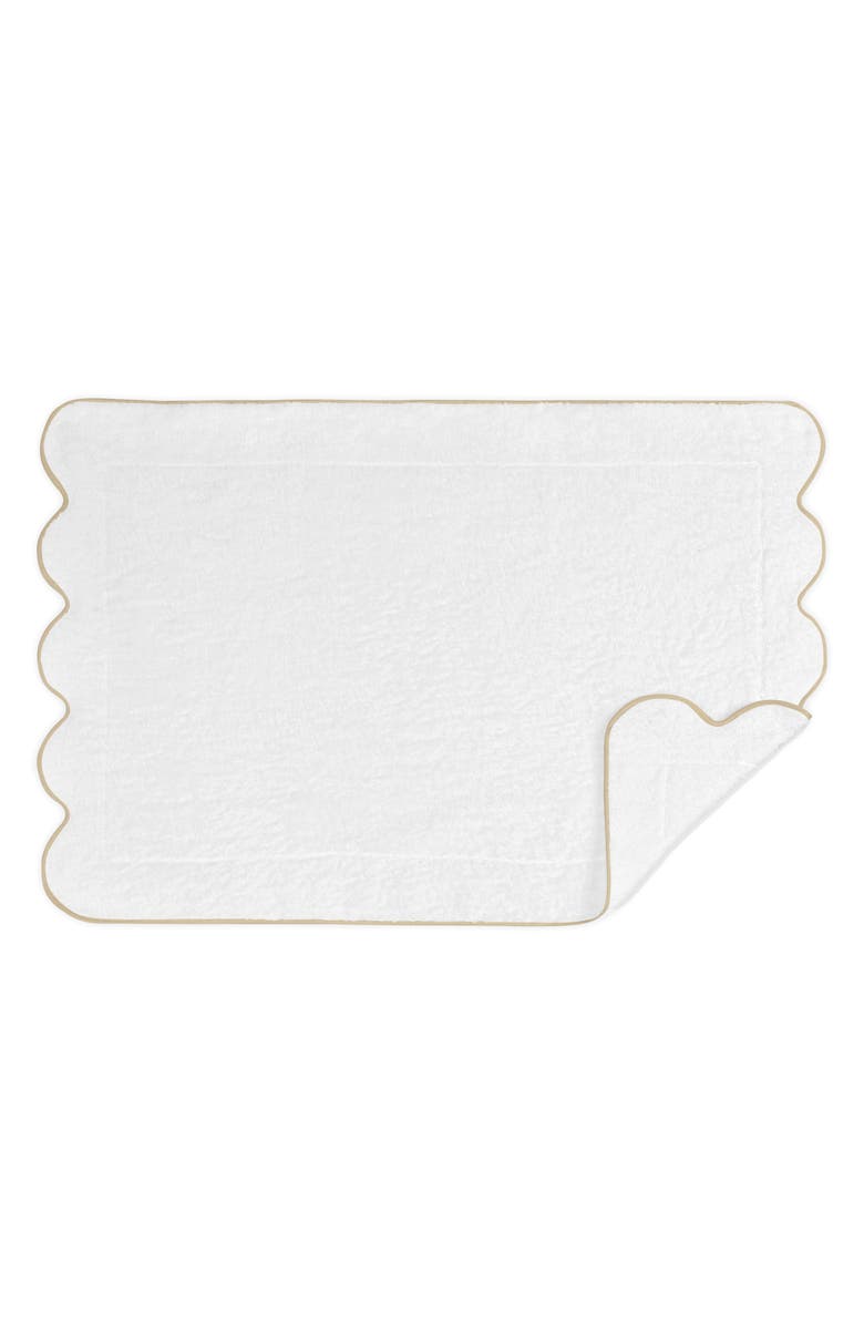 Matouk Cairo Scallop Tub Mat, Main, color, Sand