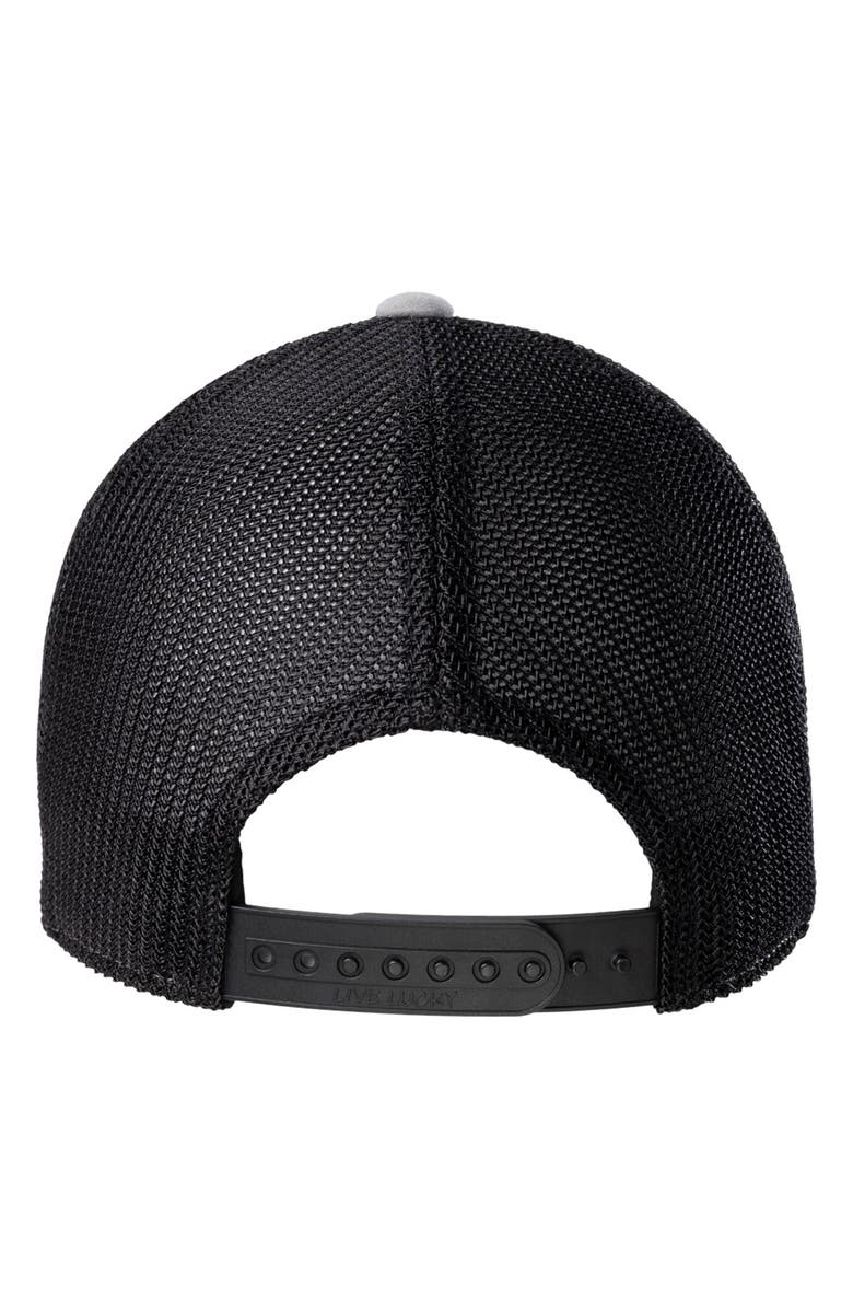 Black Clover I Love Luck Adjustable Baseball Cap, Alternate, color, Grey