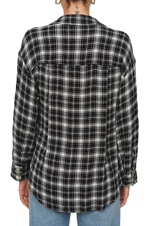 Bella Dahl Plaid Oversize Button-up Shirt In Multi