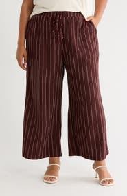 Caslon® Crinkle Wide Leg Pants