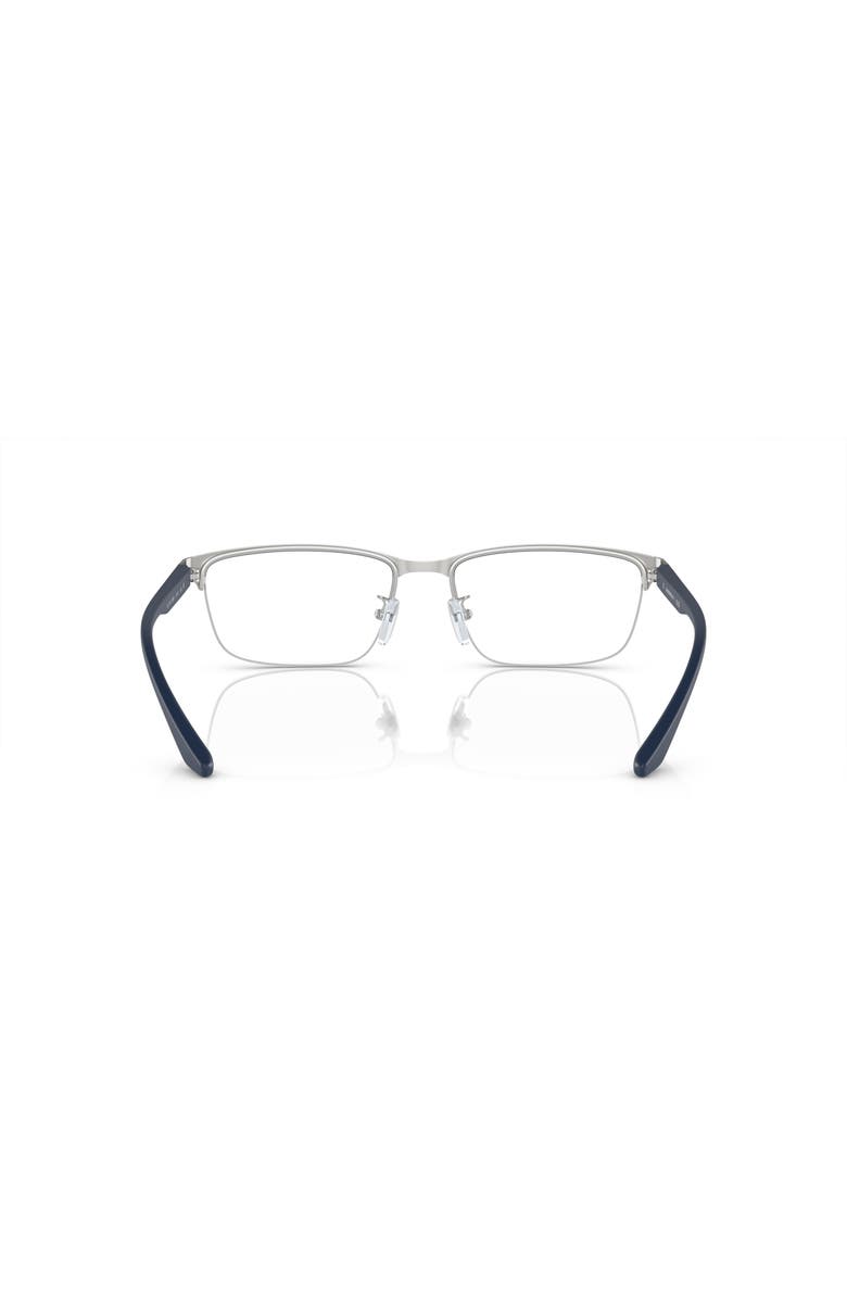 Emporio Armani 55mm Rectangle optical glasses, Alternate, color, Blue