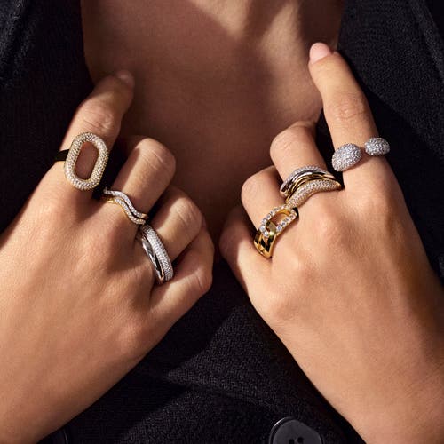 Sif Jakobs Jewellery Ring Ellera Waves In Gold