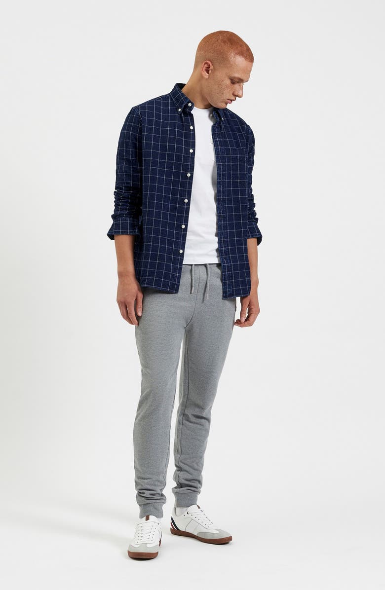 Ben Sherman Dalston Blues Slim Fit Check Button-Down Shirt, Alternate, color, Indigo