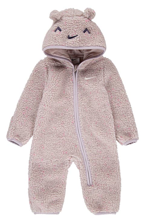Cozy Comfort Fleece Hooded Romper (Baby)