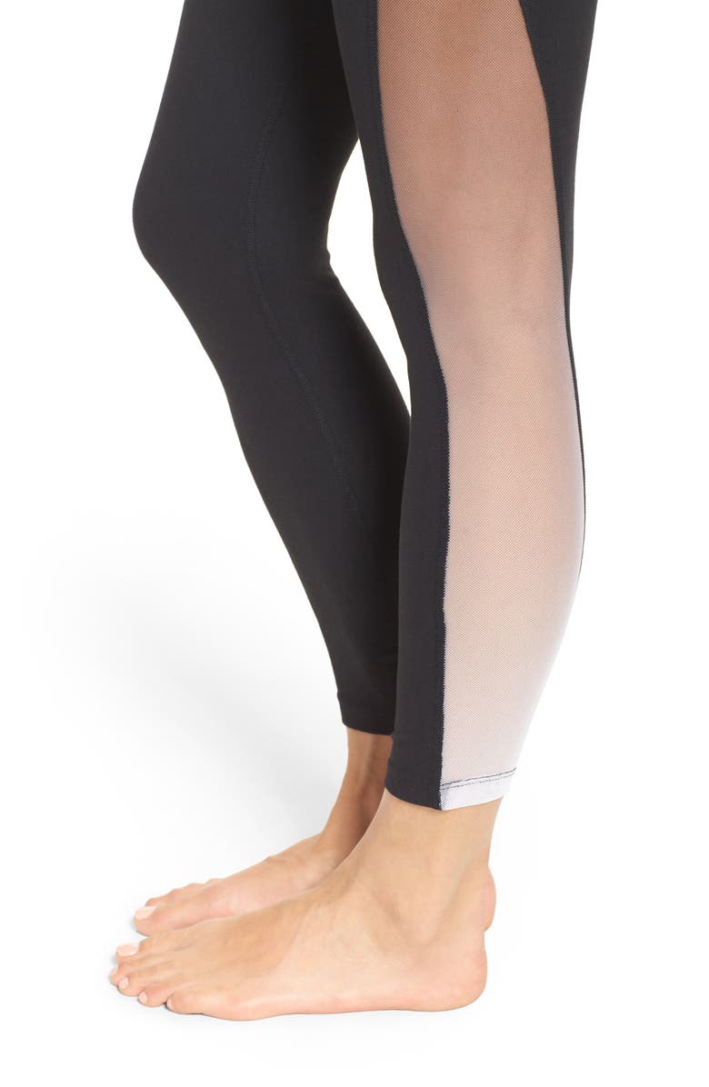 Beyond Yoga Mesh Inset High Waist Leggings, Alternate, color,