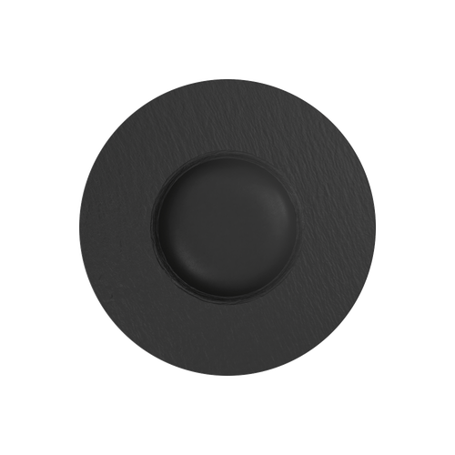 Villeroy & Boch Manufacture Rock Coffee Cup Saucer In Black