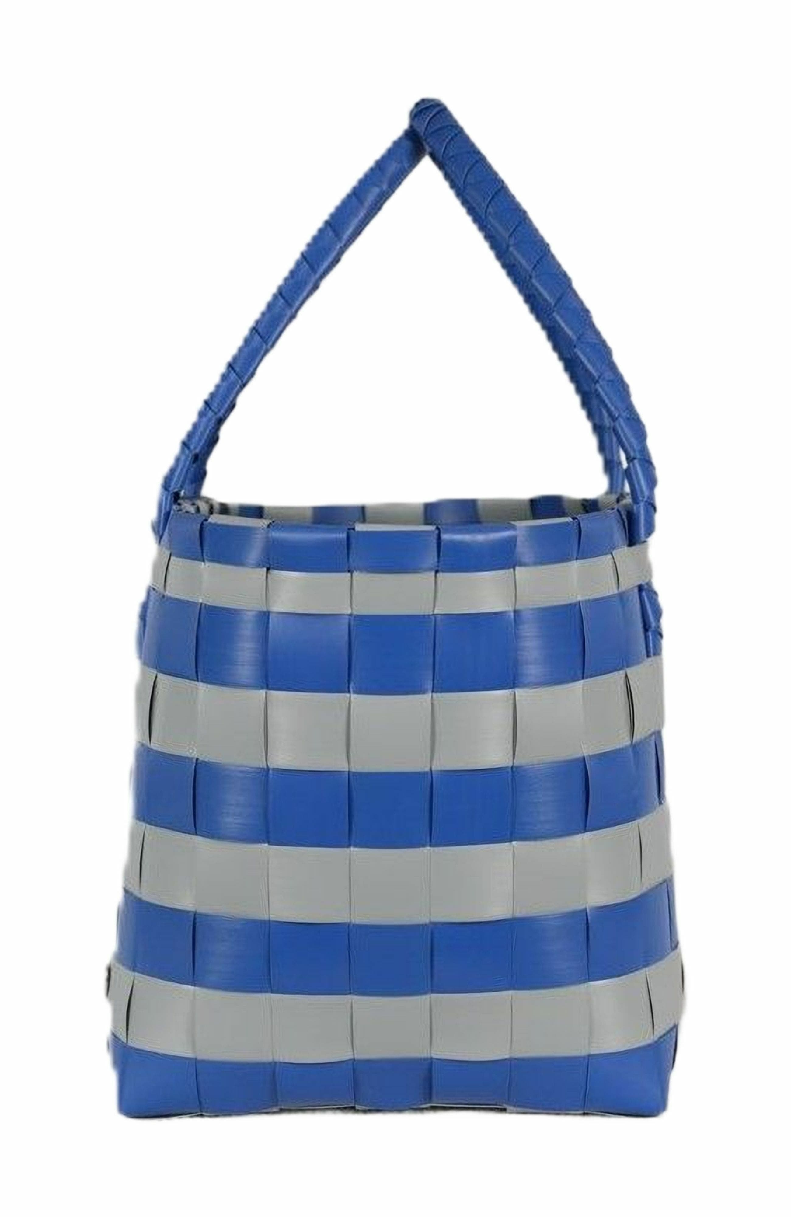 Paris Spirit Recycled Tote Bags, Alternate, color, Dutch Blue/Elephant