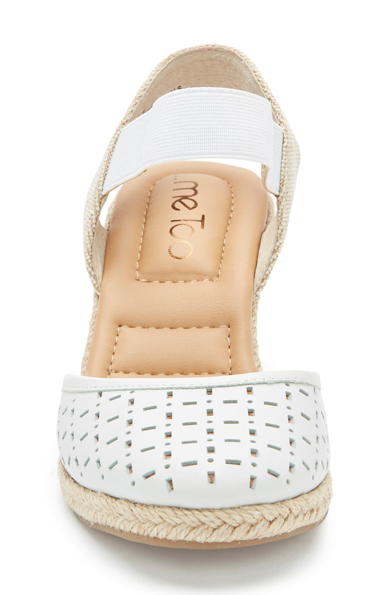 Bess Wedge Sandal, Alternate, color, WHITE LEATHER
