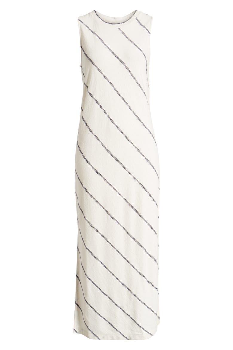 Striped Maxi Dress, Alternate, color, VANILLA CREAM