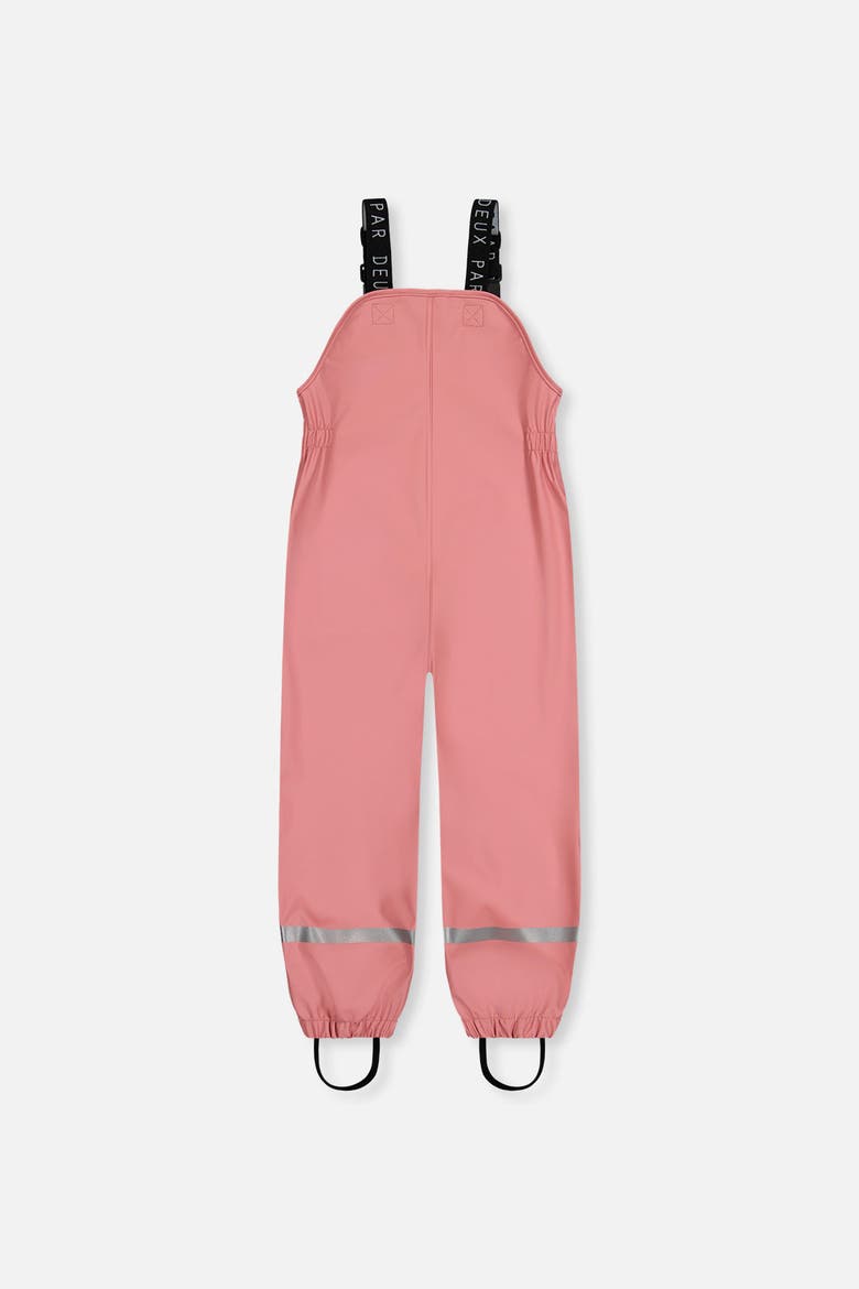 Rain Adjustable Suspender Reflective Strip Overalls, Alternate, color, Pink