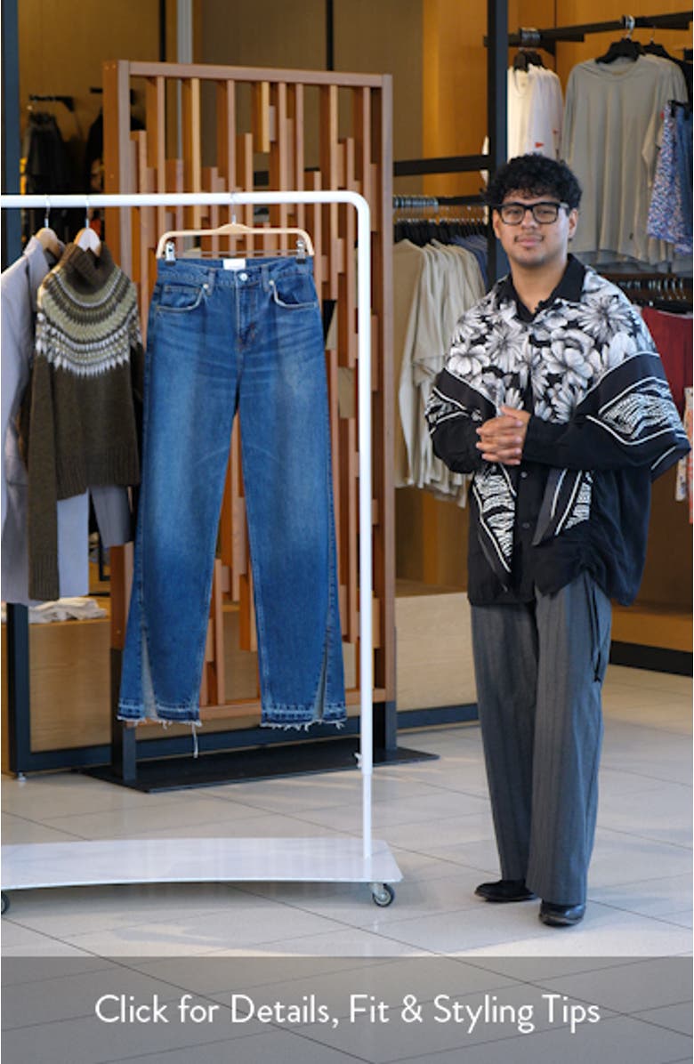 Val '90s Vented Release Hem Straight Leg Jeans, sales video thumbnail