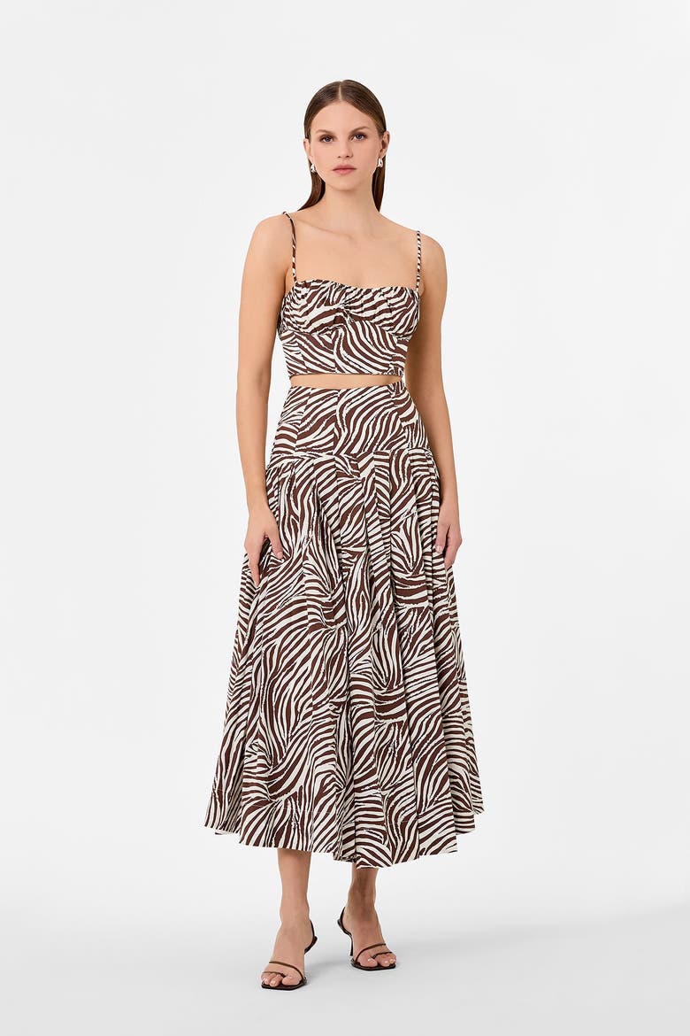 Yulia Top, Alternate, color, STRIATA PRINT