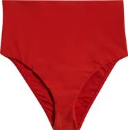 BONDI BORN Faith High Waist Bikini Bottoms
