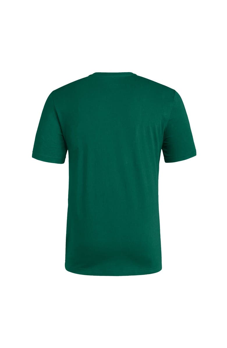 adidas Men's adidas Green Miami Hurricanes Locker Slogan Pre-Game T-Shirt, Alternate, color, Green