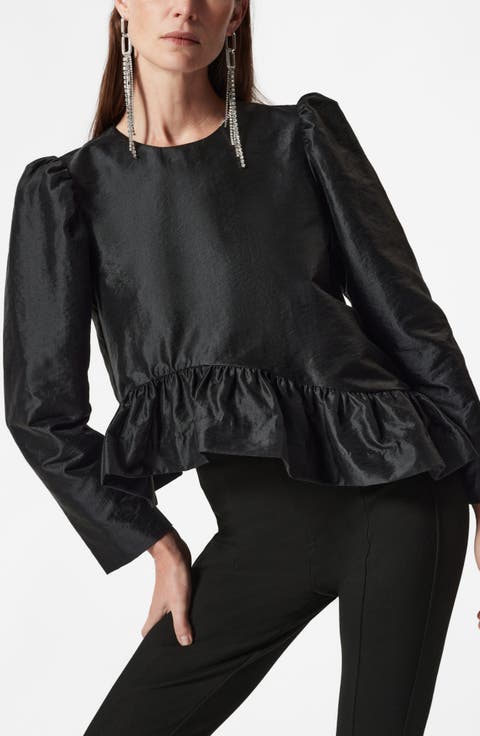 Asymmetric Ruffle Top