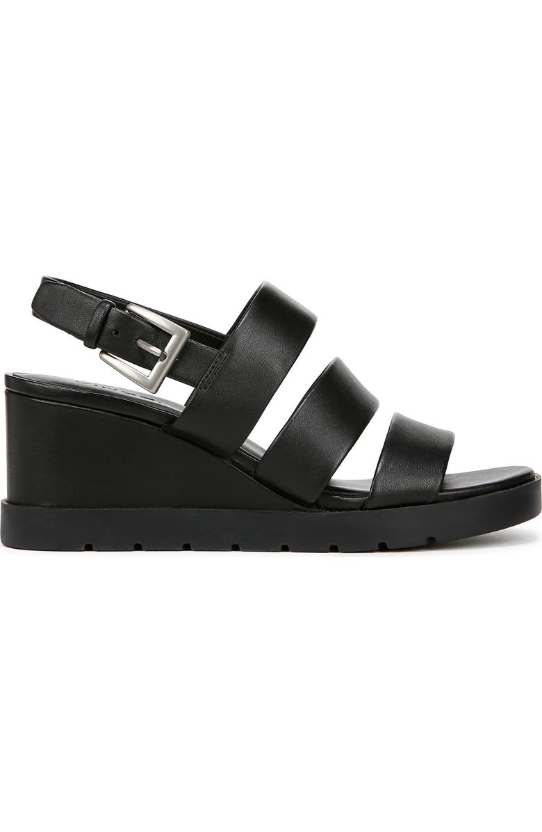 Vince Rochel Slingback Platform Wedge Sandal, Alternate, color, Black