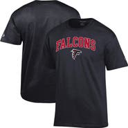 Champion Men's Champion Black Atlanta Falcons Arch Over Logo T-Shirt