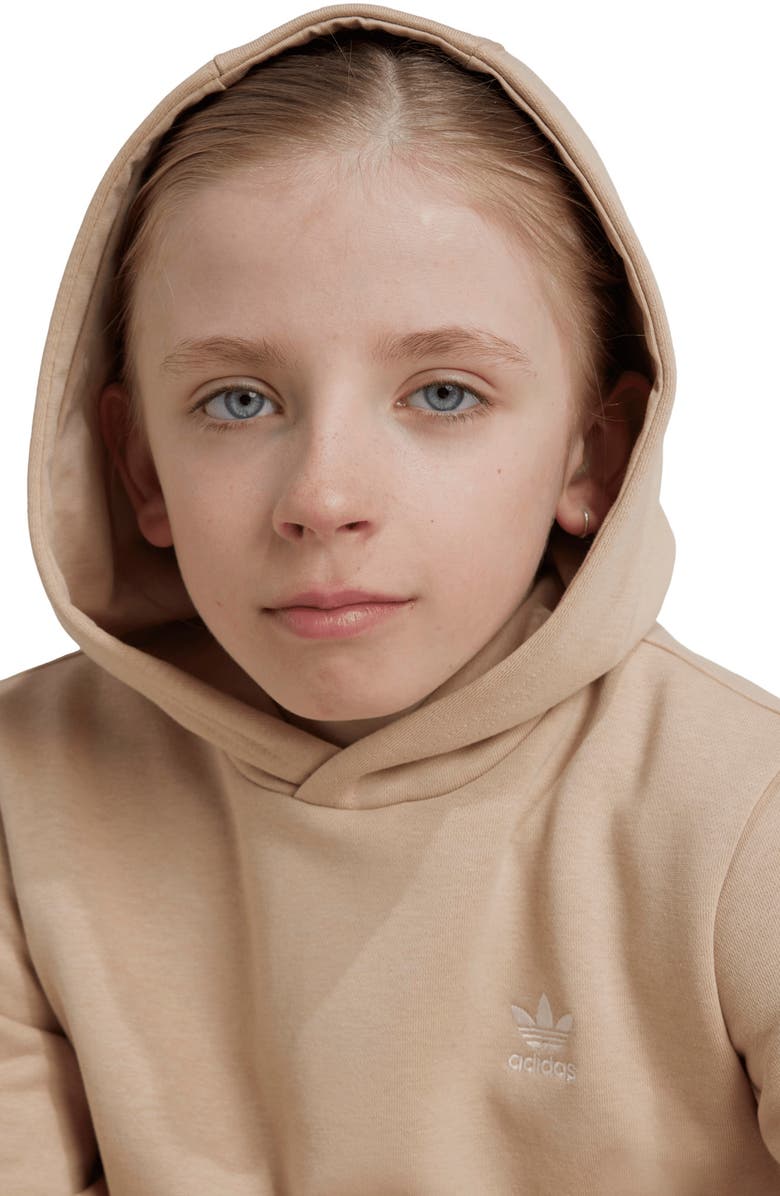 adidas Kids' Logo French Terry Hoodie, Alternate, color, 