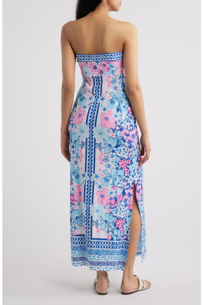 Noa Strapless Maxi Dress, Alternate, color, STARLIGHT NAVY