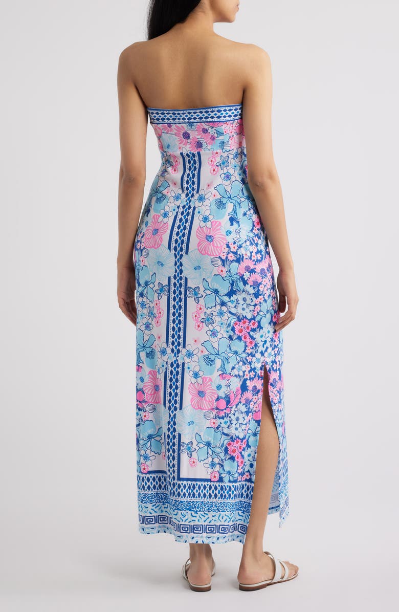 Lilly Pulitzer<sup>®</sup> Noa Strapless Maxi Dress, Alternate, color, Starlight Navy