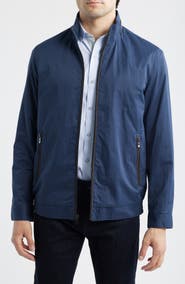 Johnston & Murphy Water Resistant Full-Zip Jacket
