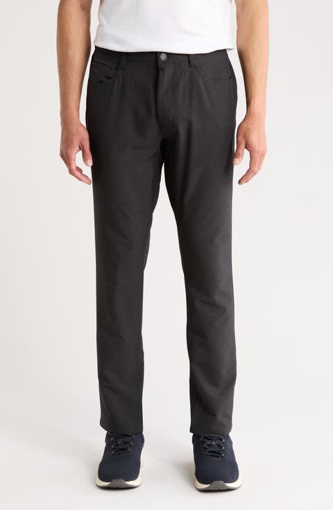 Technical Flat Front Pants