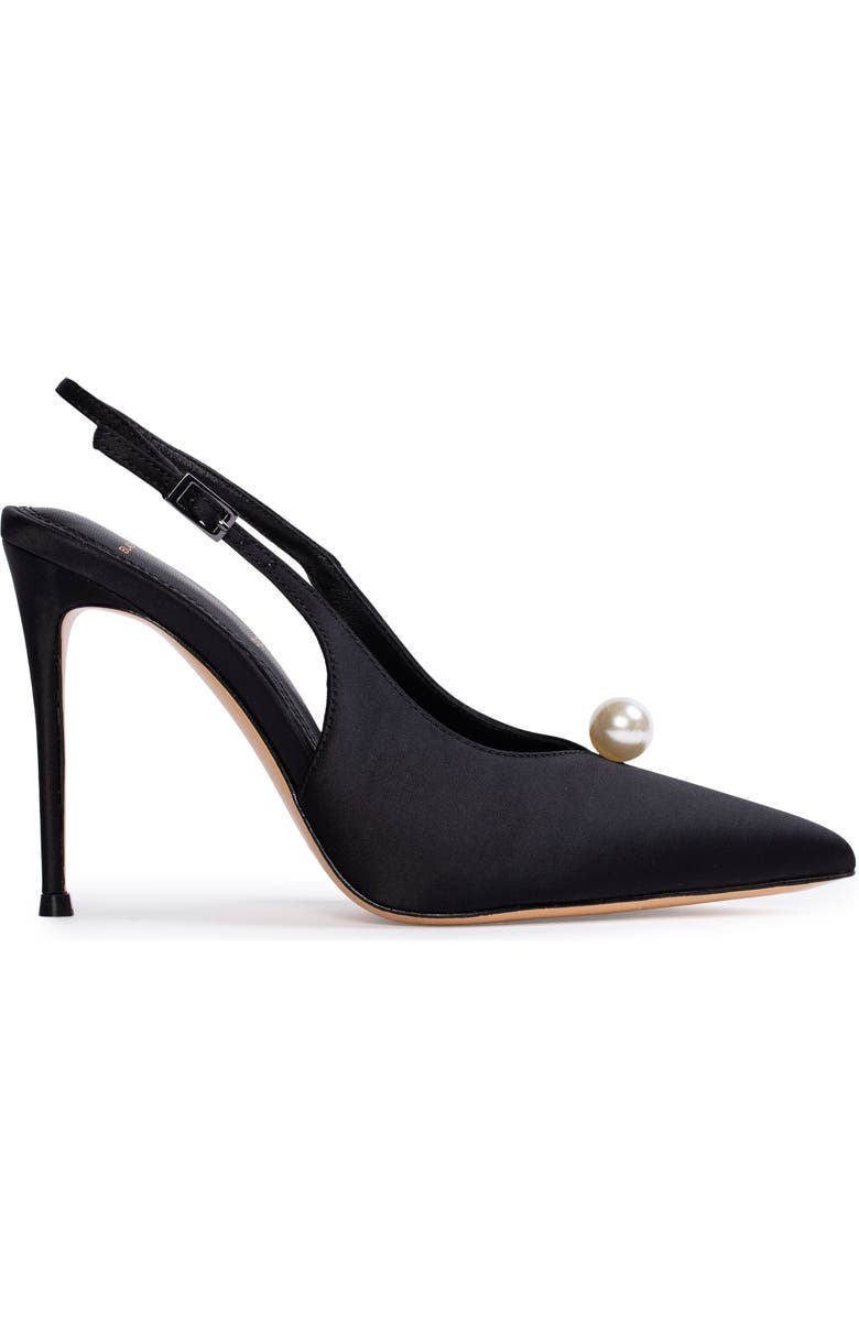BLACK SUEDE STUDIO Reina Slingback Pointed Toe Pump, Alternate, color,