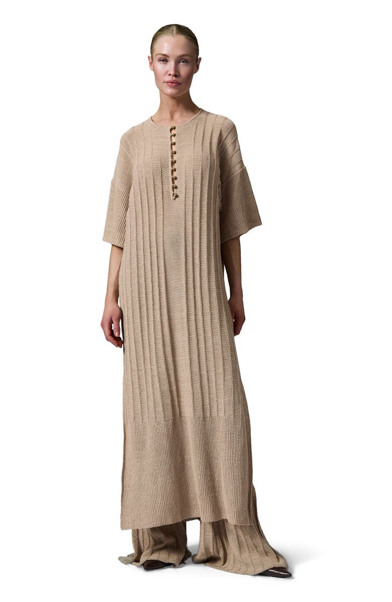 DAY Birger et Mikkelsen Stellan Loose Ribbed Knit Dress, Main, color, Cobblestone