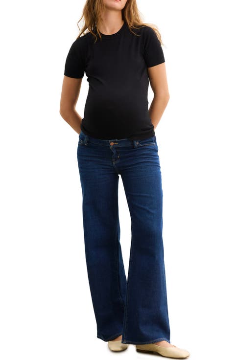 The Relaxed Wide Leg Maternity Jean