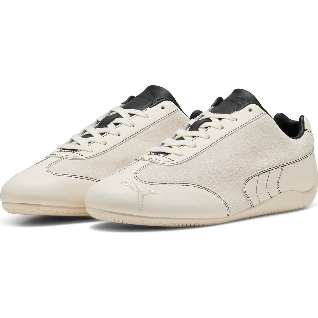 PUMA Speedcat Icons Sneaker in Frosted Ivory/puma Black at Nordstrom, Size 11.5
