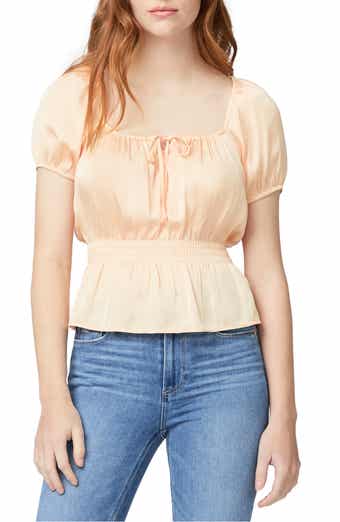 Olenna Top Puff Sleeve Smocked Waist Top