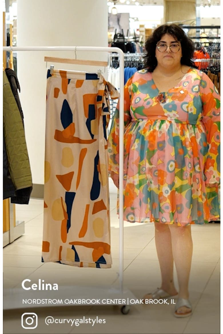 Seur Tilo Print Maxi Wrap Skirt video