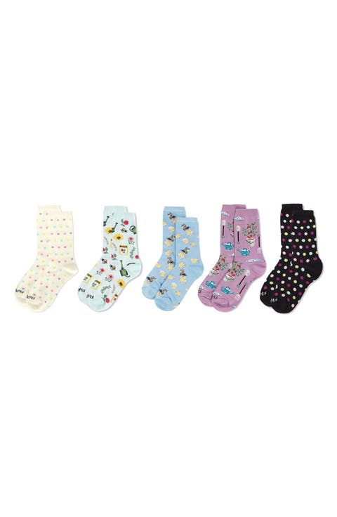 Assorted 5-Pack Crew Socks