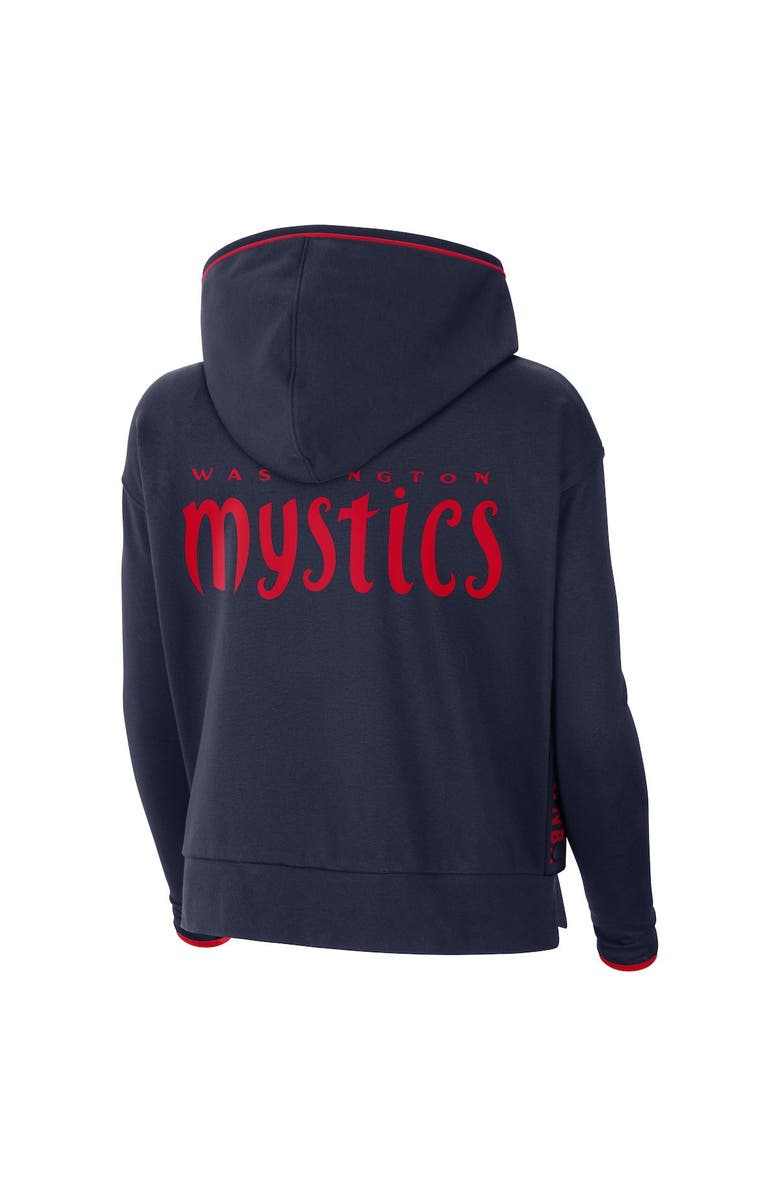 Nike Women's Nike Navy Washington Mystics Full-Zip Knit Jacket, Alternate, color, Navy