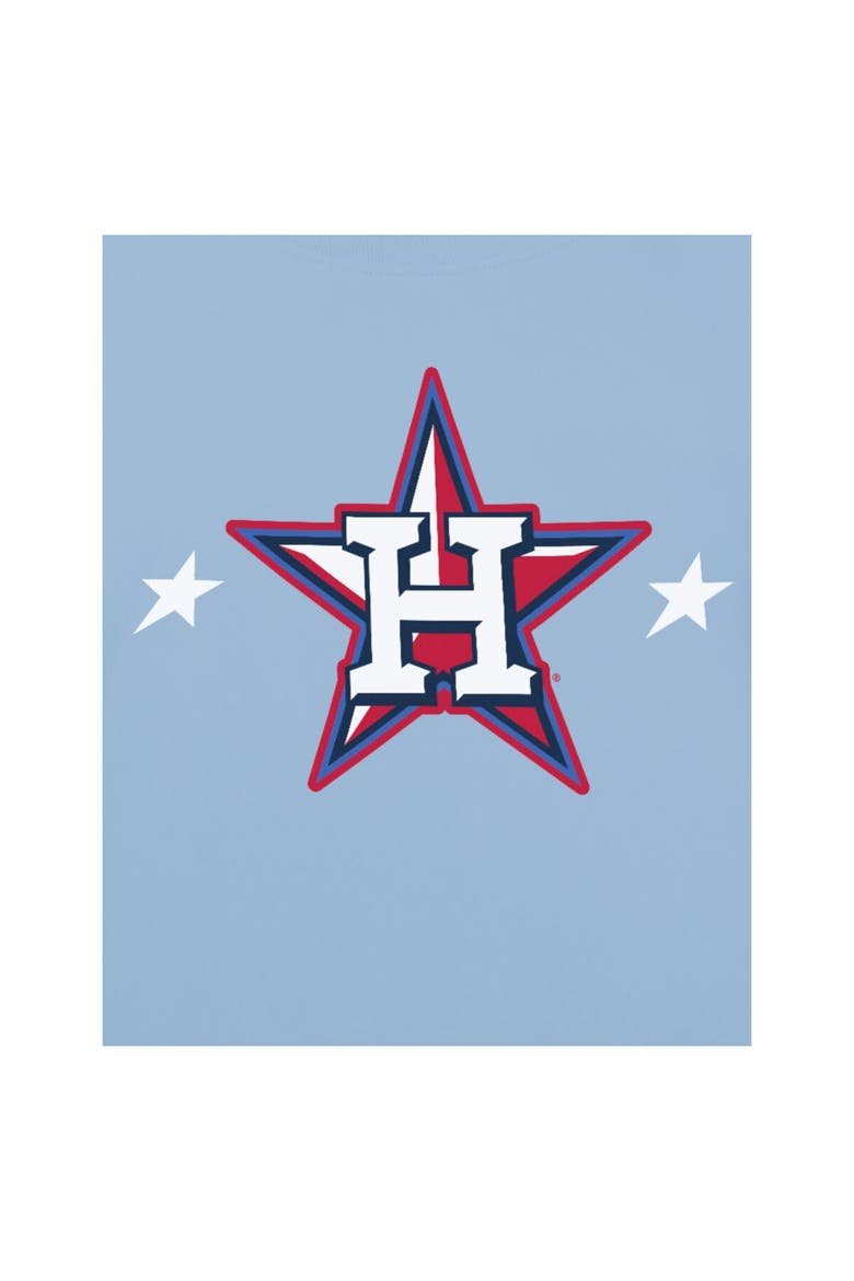 Men's New Era Light Blue Houston Astros 2025 MLB All-Star Game Workout T-Shirt, Alternate, color, Light Blue