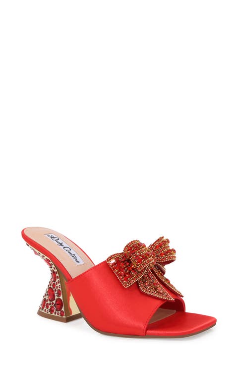 Spark Crystal Bow Mule (Women)