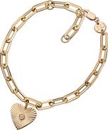 Jennifer Zeuner Malin Heart Charm Bracelet