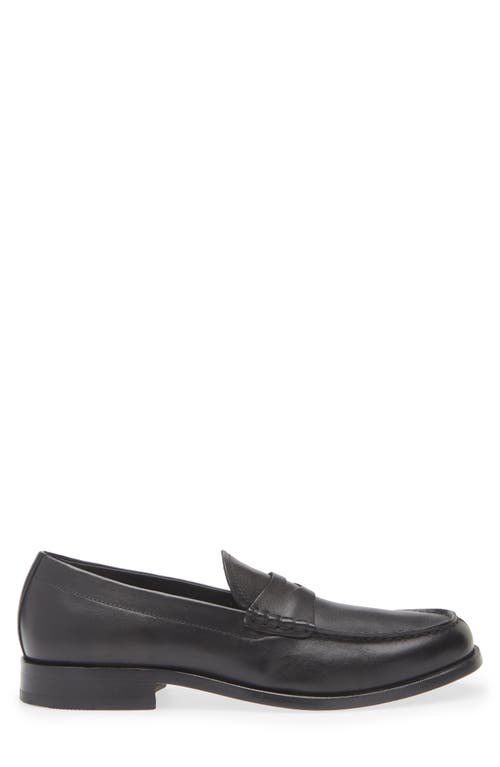 Hugo Boss Boss Tayil Penny Loafer In Black