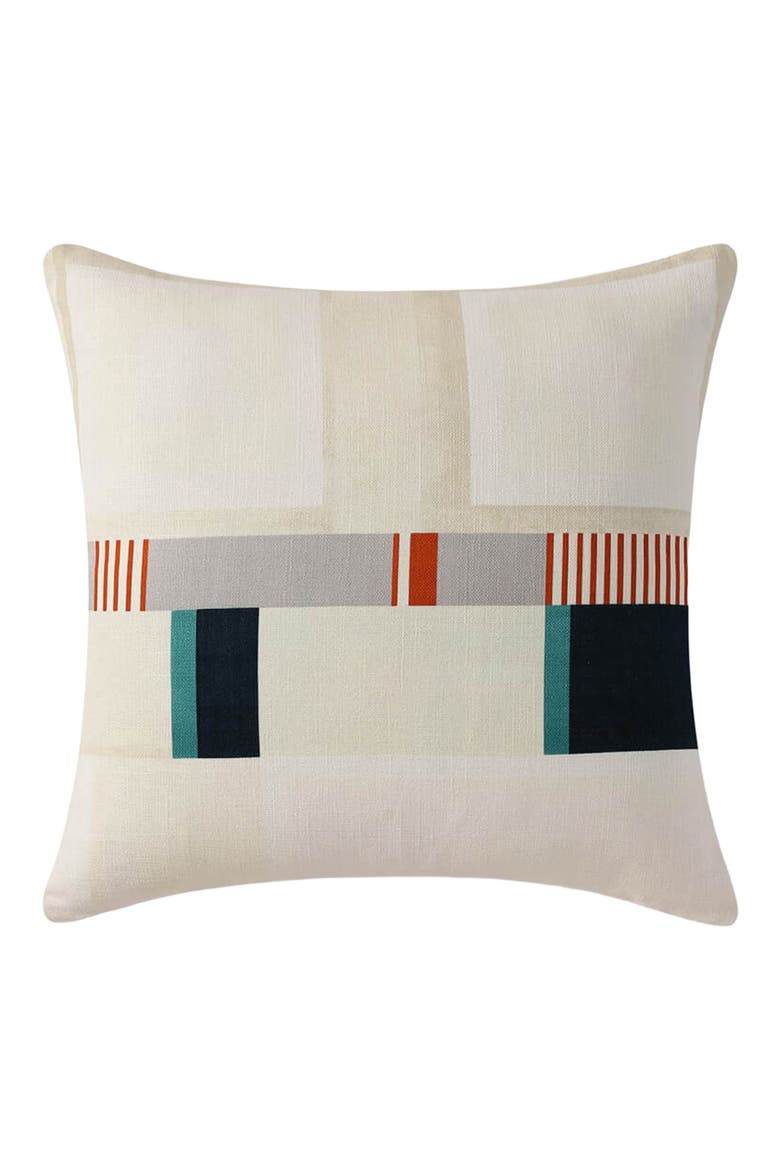 Patchwork Throw Pillow, Main, color, OFF WHITE