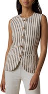 Faherty Sun Strider Linen Vest