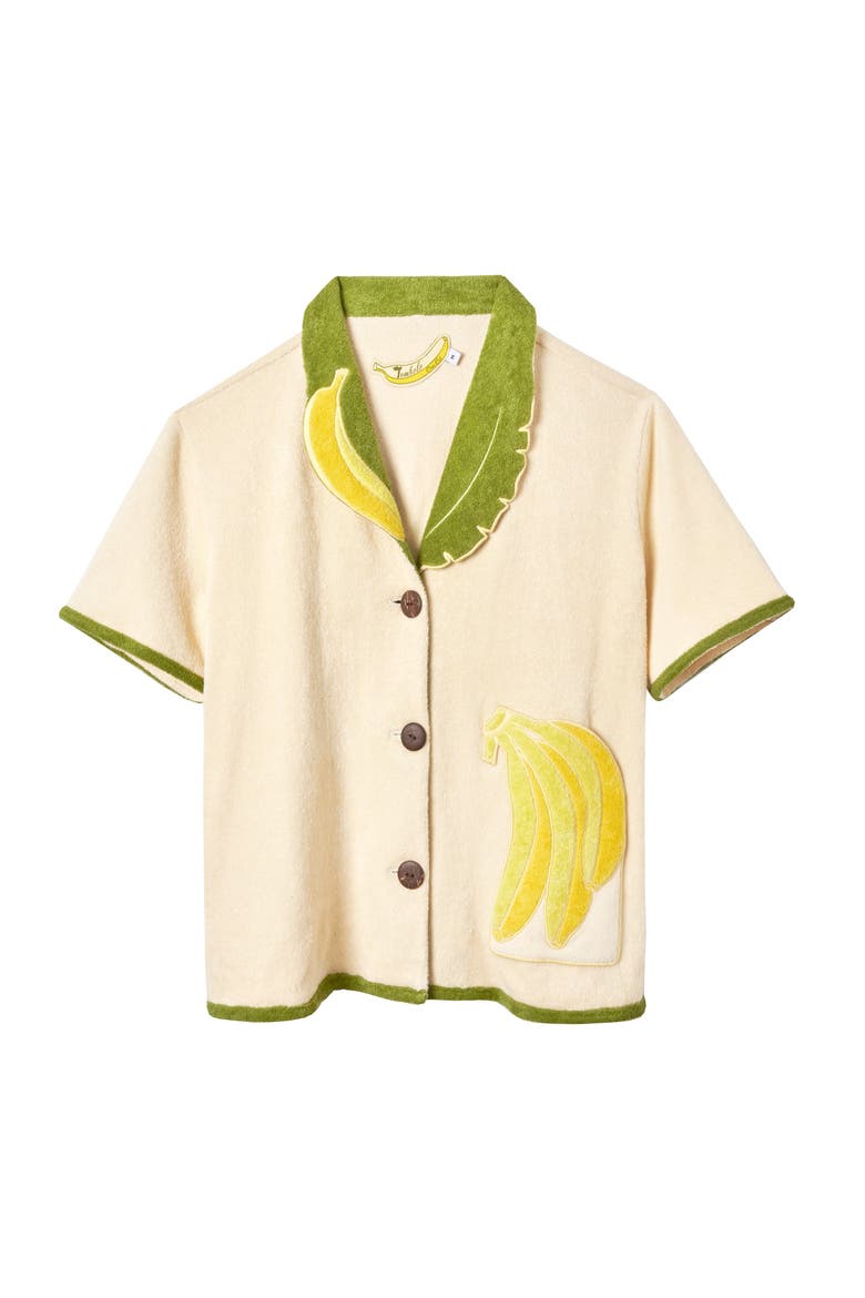 'Banana Split' Cabana ~ Crop Cut, Main, color, Ivory