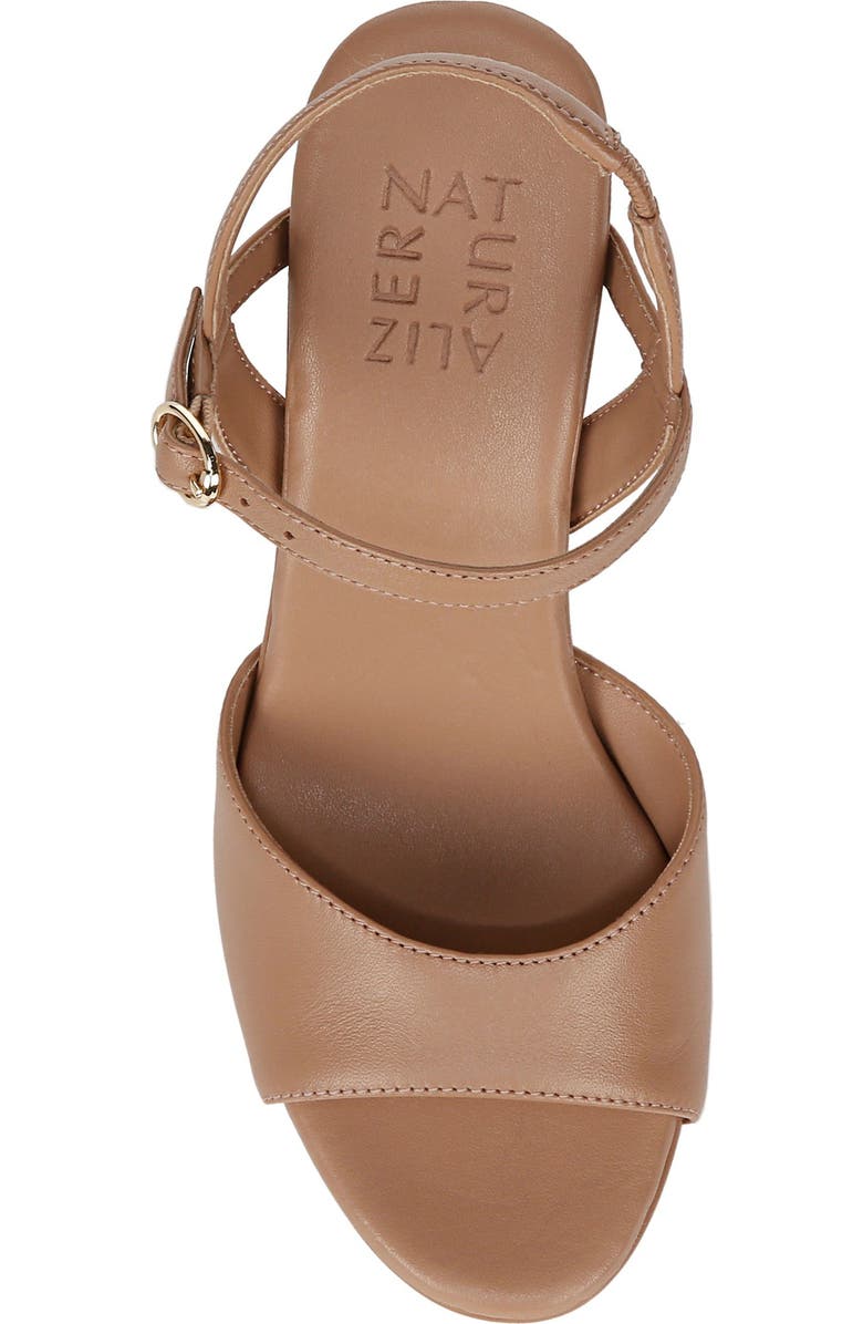 Naturalizer Lala Ankle Strap Sandal, Alternate, color, Taupe Leather