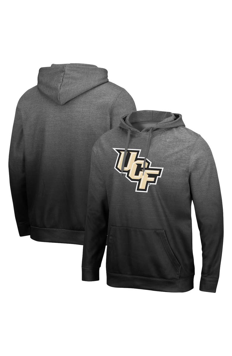 COLOSSEUM Men's Colosseum Heathered Gray UCF Knights Gradient Pullover Hoodie, Main, color,